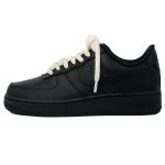 Nike Air Force 1 Black Warrior Abrasion Resistant Low top Skateboard Shoes Unisex Black CW2288-001(Team562-) 36 black
