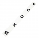 BATD5 ABS automobilio emblema Skoda raidės priekinis variklio dangtis Galinės bagažinės dangtis Lipdukai ženklelis lipdukas Skoda Rapid Octavia A5 RS Kodiaq Fabia A7