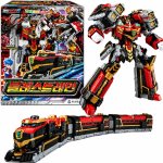 Metalo Cardbot S BLASTRAIN Blast Train Raudonas Transformuojantis Robotas Dyzeliniai Traukiniai [prekė] gray