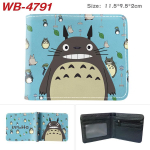 Mano kaimynas Totoro Monetinė Didelės talpos Pilnakolorė spauda Trumpas kortelių laikiklis Anime piniginė Odinė piniginė Dovana 1 vnt. Folding