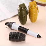 Studentų ra&scaron;tinės tu&scaron;inukai Originality Telescopic Bullet Blue Mini Signing Pen Dovana