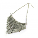 Les Tr&eacute;sors De Lily [N8797] - Collier cr&eacute;ateur 'Cl&eacute;opatra' argent&eacute; sidabras