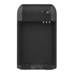 Mini ne&scaron;iojamas NP-6L akumuliatoriaus įkroviklis su indikacinės lemputės USB įkrovimo laidu Pack of 1 juoda