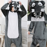 Gyvūnų katės Tigras Kigurumi Vienaragis Onesie suaugusiems paaugliams, moterims, vyrams, pižamoms, juokingoms flanelinėms, &scaron;iltoms, mink&scaron;toms miegui. m
