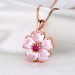 Bella Box pudra Crystal Rose Gold Spalva Miela Saldus Klasikinis Temperamento Kaklo papuo&scaron;alas moterims Žavingi Vestuvių Sužadėtuvės Puikūs papuo&scaron;alai Nauji Madingi