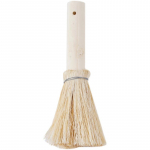 Puodų &scaron;epetys Natūralus rudas vielinis &scaron;epetys Palmių puodo &scaron;epetys medinė rankena ilga rankena Nelipnus aliejus virtuvės artefaktas Kokoso palmių &scaron;epetys