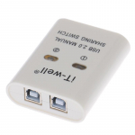 USB spausdintuvo bendrinimo įrenginys 2 prievadų rankinis KVM perjungimo skirstytuvo &scaron;akotuvo keitiklis