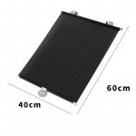 Automobilio skėtis nuo saulės galinis &scaron;oninis langas priekinis/galinis priekinis stiklas nuo saulės mirksi juodas dangtelis siurbimo taurė Universalūs automobiliai 40x60cm