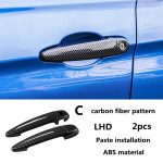 LHD RHD anglies pluo&scaron;to i&scaron;orinių durų rankenų dangtelių apdaila, skirta BMW F30 F31 F32 F33 F34 F36 E70 E71 E84 F25 F26 F20 LHD C