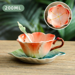 Saulėgrąžų emalio porcelianiniai puodeliai Hibiscus Keraminis kavos puodelis Clivia Original Taza Copo namų dekoras