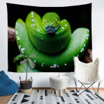 Snake Spausdinti Svetainės apdaila Sienų pakabinimas Gobelenas Jogos kilimėlis Namų dekoro menas 100x150cm