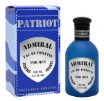 ADMIRAL Perfume Vyri&scaron;kas tualetinis vanduo PATRIOT Admiral, pagamintas Prancūzijoje 100 ml