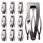 10 vnt. Dvigubo rankenos plaukų segtukai Moteri&scaron;ki plaukų segtukai Plaukų segtukai Metaliniai užsegimai Retro maži galvos apdangalai Plaukų priedai D