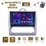 Kūrybi&scaron;kas Android automobilinis radijas, skirtas Ford Focus EXI MT AT 2 3 Mk2 Mk3 2004-2011 su mygtuko rankenėle Multimedijos grotuvo navigacija GPS 1+16GB
