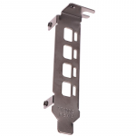 Žemo/auk&scaron;to profilio laikiklio adapteris 4Dp pertvaros prievadas, skirtas Amd Firepro W4100 pusės auk&scaron;čio viso auk&scaron;čio grafinei vaizdo plok&scaron;tei as the picture