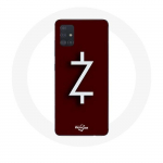 Coque pour Samsung Galaxy A51 Ozark Saison 4 Logo Z Blanc Fond Rouge