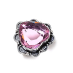 Natural Pink Kunzite Gemstone Handmade 925 Sterling Silver Gift Ring Size 9 i9a61