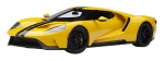 AUTOart 118 Ford GT 2017 YellowBlack Stripe gatavas produktas geltona/juoda