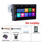 REAKOSOUND 1 Din Universal CarPlay Android-Auto Car Radio Stereo MP5 Mp3 grotuvas 7 colių Autoraido, skirtas Volkswagen Nissan Toyota