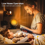 Keraminis vonios &scaron;ildytuvas, 3 darbo režimai, 2 sekundžių momentinis &scaron;ildymas, su i&scaron;maniąja termostato valdymo sistema, 1800 W aprėptis 25 M2 juoda (Juoda) 20x17x17cm