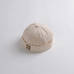 Retro vienspalvė kepurė Baby Docker Pavasaris Vasara Mink&scaron;ta Medvilnė Beanie kepurė mergaitei berniukui Vaikams Vaikams &Scaron;eimininko kepuraitės Kapotas 47-51cm