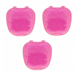 3 vnt burnos protezų priežiūros vonios dėžutė dirbtinių dantų valymo maitinimas su pakabinamu tinkleliu, valantis dirbtinių dantų vonios dėklas One Size