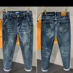 Pavasario ir rudens didelio dydžio &bdquo;Harlan Stretch Jeans&ldquo; vyri&scaron;kos palaidos skalbtos &bdquo;Plus Fat Plus&ldquo; ilgos kelnės 44
