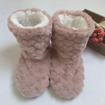 Moteri&scaron;kos Žiemos Poros &Scaron;iltos &Scaron;lepetės Neslystančios Thicken Plus Velvet Vidinės Kojinės Mink&scaron;tos Grindų Batai 38-40