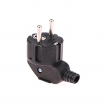 Eu ki&scaron;tuko adapteris 16A antipirenas, pakaitinis kintamosios srovės lizdas. juoda