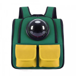 Madinga kontrastingos spalvos naminių gyvūnėlių krep&scaron;ys erdvės kapsulė kačių kuprinė lauke ne&scaron;iojama kuprinė didelė kačių narvelio &scaron;unų kuprinė