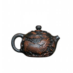 Violetinė keramika Vintage rankų darbo arbatinukas Keraminis Carve Kung Fu arbatinukas Vienas arbatinukas Pu'er arbatos ruo&scaron;imo arbatos rinkiniai Kinieti&scaron;kas arbatos puodas