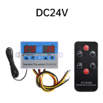 W1011 I&scaron;manusis laiko ir temperatūros reguliatorius Auk&scaron;tos/žemos temperatūros signalizacija DC 12V/24V/12-60V/AC 110-220V Reguliavimo diapazonas -20~80℃