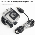 SJCAM SJ6 Motociklo Vandeniui Atsparus Dėklas Korpusas Su USB Kabeliu SJCAM SJ6 Legned Veiksmo Kameros Priedams