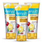 Everyuth Naturals Skaistinantis citrinų ir vy&scaron;nių veido prausiklis, 3 vnt. pakuotė (150g x 3), Vamzdis