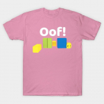 Moteri&scaron;ki mar&scaron;kinėliai Oof Roblox Oof Memas Žaidimų Naujokas Vaikams Harajuku Spaudas Kawaii Mar&scaron;kinėliai Vasariniai Trumpomis Rankovėmis Moteri&scaron;ki Mar&scaron;kinėliai Vir&scaron;us S rožinė
