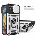 Armor Push Window telefono dėklas, skirtas Xiaomi 12T Pro Poco C40 M5 M4 redmi K50 Ultra Note 11 Prime 11E 10 A1 Plus Power 5G 4G Cover For Redmi A1 sidabras