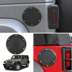 Juodas degalų bako dangtelio dangtelis, 2/4 durų, skirtas 07&ndash;18 m. &bdquo;Jeep Wrangler&ldquo;