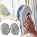 12 vienetų atsarginių pagalvėlių langų valymo robotui, valymo pagalvėlė, langų roboto &scaron;luostė pilka