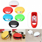 Automatinis kabelio laido laido organizatorius Bobbin Winder Smart Wrap ausinėms ausinėms geltona