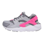 Nike Huarache Run GS Hyper Pink Vaikams Sportbačiai Pilki Wolf-Grey Hyper-Pink-White 654280-006 36