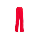 Adidas Originalūs laisvi &bdquo;Firebird&ldquo; sportiniai &scaron;ortai su trijų juostelių logotipu ir elastiniu juosmeniu Moteri&scaron;ki &scaron;ortai Raudoni IP0632 XXS