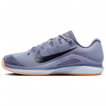 NikeCourt Air Zoom Vapor 12 Molio spalvos Ashen Slate Obsidian Vyri&scaron;ki sportbačiai Mėlyni Light-Armory-Blue Marrakesh HQ6026-400 42