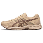 Asics Gel-Contend 4 Amortizuojantis Audinys Sintetinė Oda Žemi Atsitiktiniai Bėgimo Bateliai Vyri&scaron;kas Sneaker Chaki T8D4Q-204 40.5