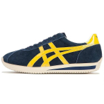 Onitsuka Tiger Moal 77 Nm Color Block patogūs patvarūs žemapadžiai bėgimo bateliai unisex sportbačiai tamsiai mėlyni 1183B437-400 36