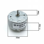 1 vnt Mabuchi Rf500Tb-12560 variklis nuolatinės srovės 1,5 V 6 V 12 V 4600 aps./min. 32 mm nuolatinės srovės variklio pur&scaron;kimo aparatas