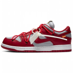 Nike Dunk Low Off White University Red Bėgiojimo bateliai Sportbačiai CT0856-600 38.5