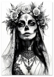 Plakat zombie portret 30x40 cm