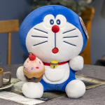 Anime Doraemon Pyragėlių Popkornas Pliu&scaron;inis Žaislas Kawaii Japoni&scaron;ko Stiliaus Desertų Serija Kim&scaron;tas Lėlės Mielos Pagalvės Žaislai Animacinis Gimtadienio Dovana 20cm blue