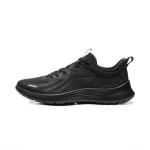Li Ning Light Feather Cushioning Slip Resistant Lightweight Low top Running Shoes Men's Black ARSW117-4 45