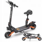 KUKIRIN G2 PRO - Sulankstomas elektrinis paspirtukas - 9 ratai - 600W variklis - 48v 15Ah baterija - Nuvažiuojamas atstumas 55KM &ndash; Juodas